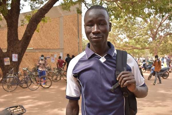 Abdoulaye Bélem, étudiant en troisième année lettres modernes