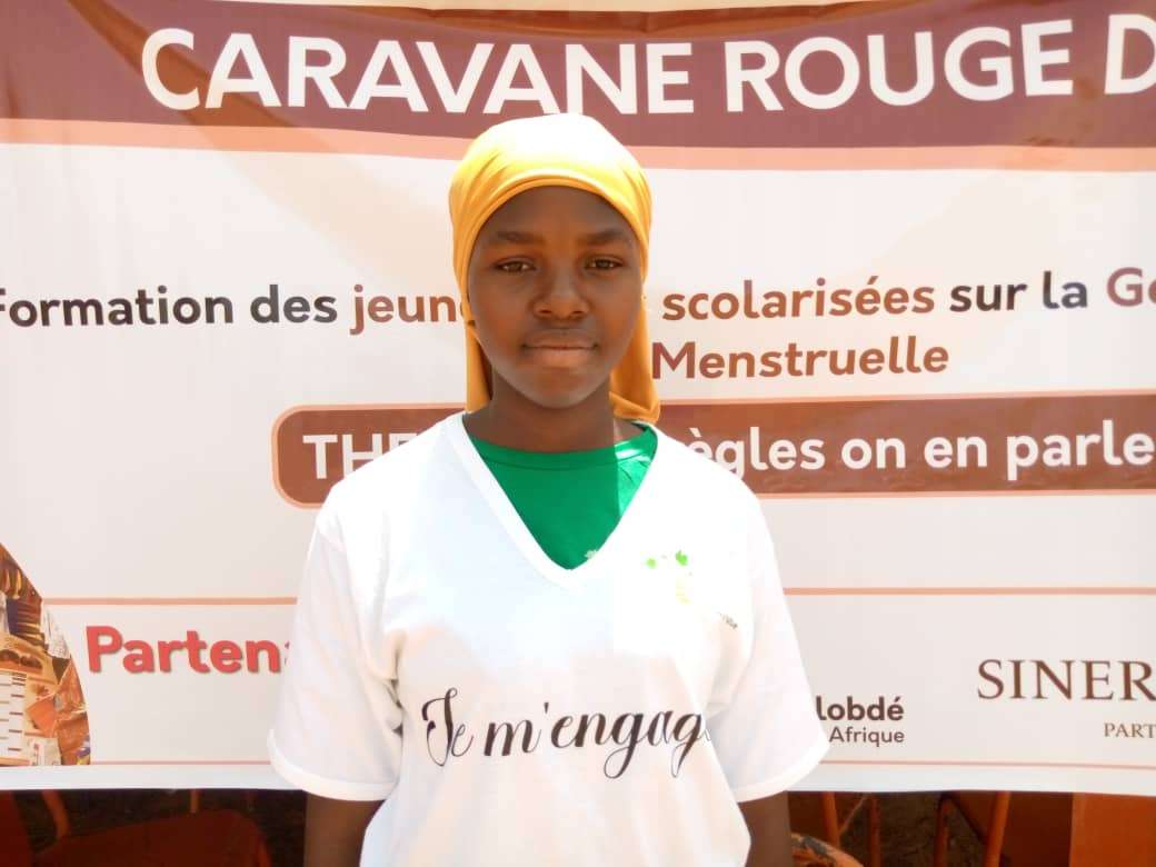 Edwige Lankoandé, élève ambassadrice de lycée municipal de Katabtinga