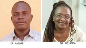 DR Kaboré et Dr Rouamba co-auteurs