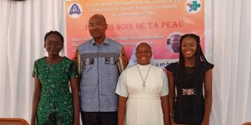 Le Club des Étudiants en Pharmacie de l’Université Saint Thomas d’Aquin sensibilise sur la peau