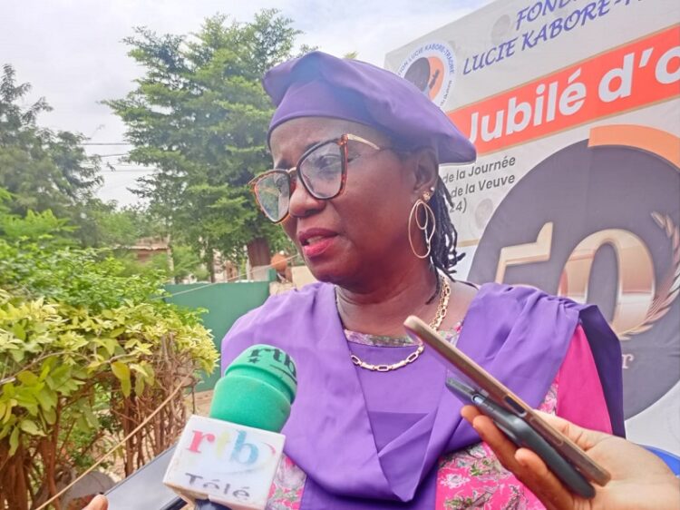 Dr Alice Zoungrana, présidente de la fondation Lucie Kaboré
