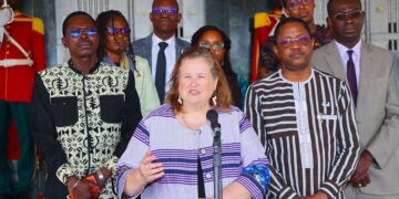 L’ambassadeur Lee-Anne Hermann en fin de mission au Burkina