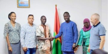 A vélo, Frédéric Kaboré compte rallier le Burkina à la Russie