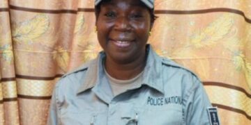 Natacha Maryel Sawadogo Zoungrana aux commandes de l’Association des Fonctionnaires féminins de la Police nationale du Burkina Faso
