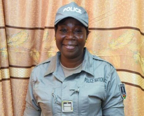Natacha Maryel Sawadogo Zoungrana aux commandes de l’Association des Fonctionnaires féminins de la Police nationale du Burkina Faso