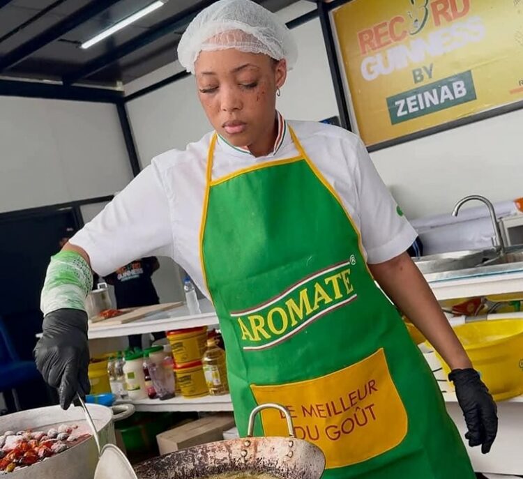 Zeinba Bancé en cuisine