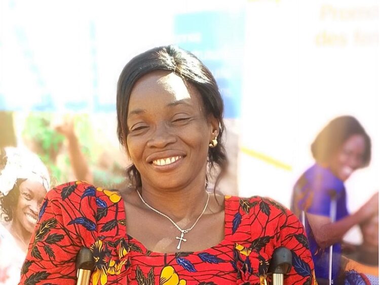 Désirée Belem Zita, présidente de l'Association pou un Monde meilleur