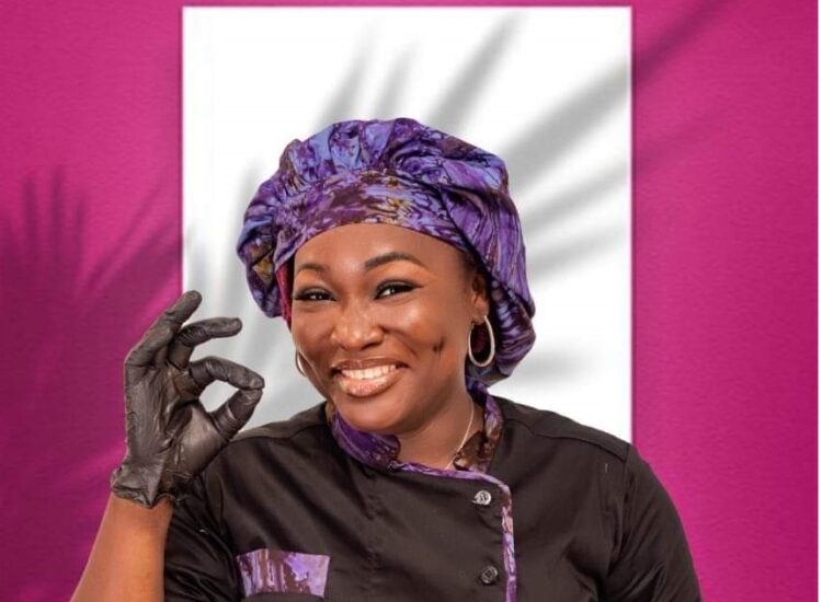 Dona Nadia Drabo, entrepreneure burkinabè. Promotrice de l'entreprise Radis service Traiteur