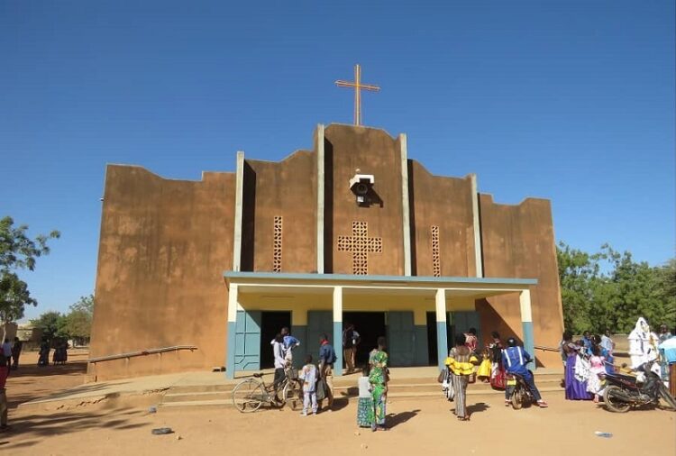 Messe de Noël à l'église Saint Jean-Baptiste de Kamboinsin