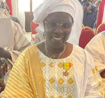 Reconnaissance nationale : Katilé Hadiaratou Sène promue Chevalier de l’Ordre national au Mali