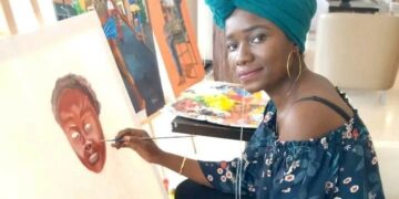 Berveline Bimbu Bavedila, la peintre qui incarne la puissance du rêve et la force de l’espoir