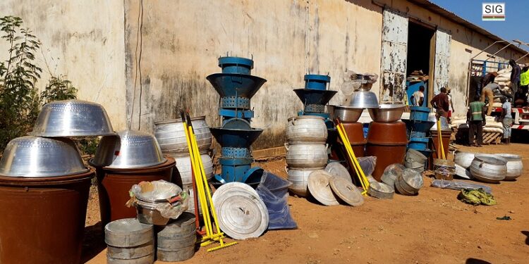 Région du Centre-est : Des kits d’étuvage du riz au profit des coopératives agricoles