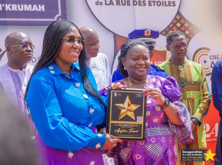Apoline Traoré honorée sur la rue des étoile