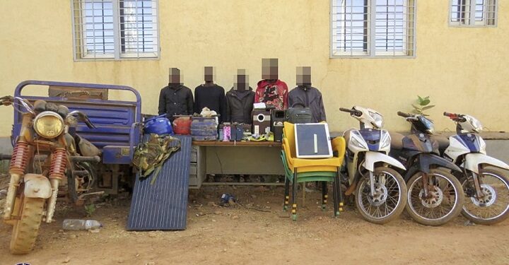 Ouagadougou : La police démantèle un réseau de 5 malfrats