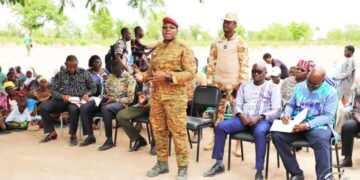 Néboun : le Commandant Passowendé Pélagie Kaboré sur le site de PDI