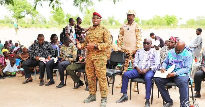 Néboun : le Commandant Passowendé Pélagie Kaboré sur le site de PDI