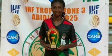 Handball féminin : Larissa Rouamba élue meilleure gardienne du tournoi IHF Trophy en Côte d’Ivoire
