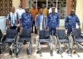 Centre hospitalier régional de Dori : La quatrième légion de gendarmerie offre des fauteuils roulants