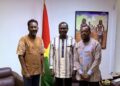 Rencontres musicales africaines (REMA) : Alif Naaba présente le menu au ministre de la culture