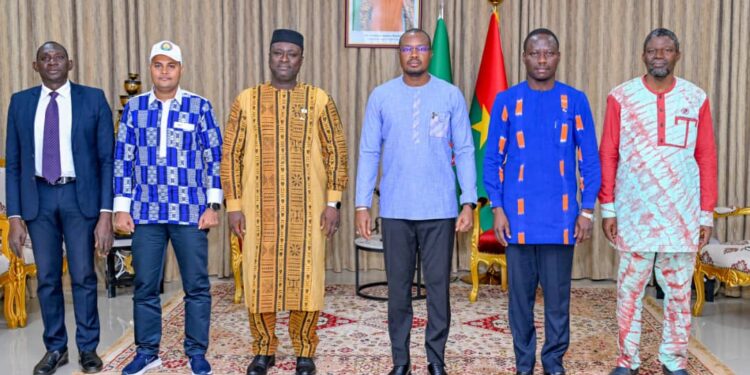 Confédération de l’AES : les ministres de la Jeunesse de l’AES reçus par le Premier ministre burkinabé