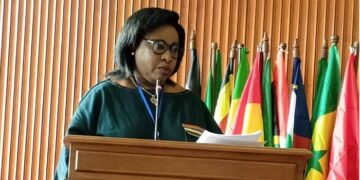 Rosine Bogoré, élue Présidente de l’ Union Africaine des Huissiers de justice.