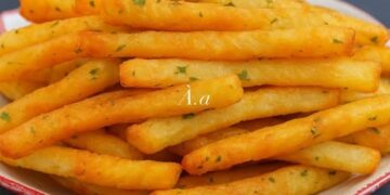 Cuisine :  Frites de pommes de terre maison, aux herbes