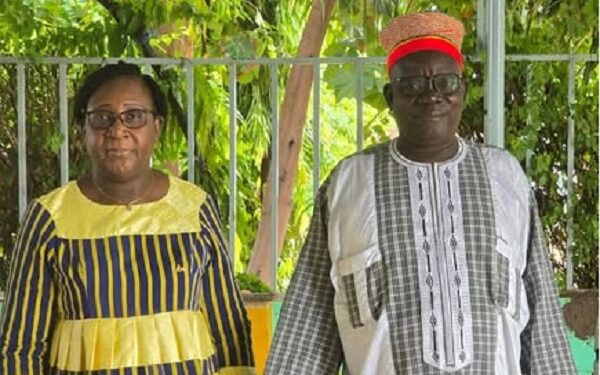 Région du Nakambé : Stella Eldine Kabré Kaboré  présente ses civilités au Roi de Tenkodogo