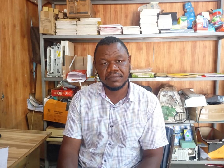 Mamadou Traoré, gérant de sécrétariat public
