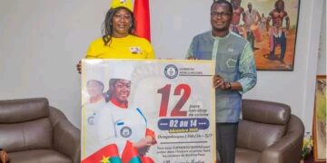 Guinness Record culinaire : Le ministre Pindgwendé Gilbert Ouédraogo s’engage à accompagner la Cheffe Djénébou Banao