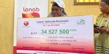 PMU’B : Avec 300 francs, Latifatou Kaboré gagne plus de 34 millions de FCFA