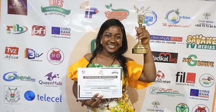 Africa Mousso : Sephora Bénéwendé Nanéma décroche un trophée
